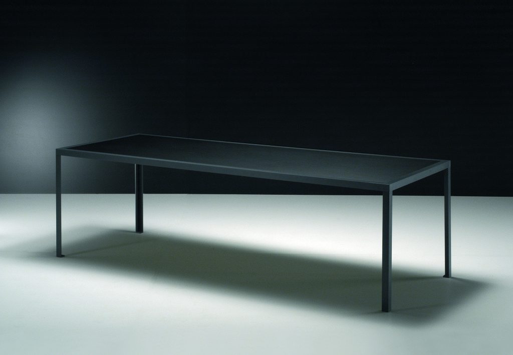 ZEUS tavolo rettangolare TAVOLO (L 180 cm - Metallo e linoleum